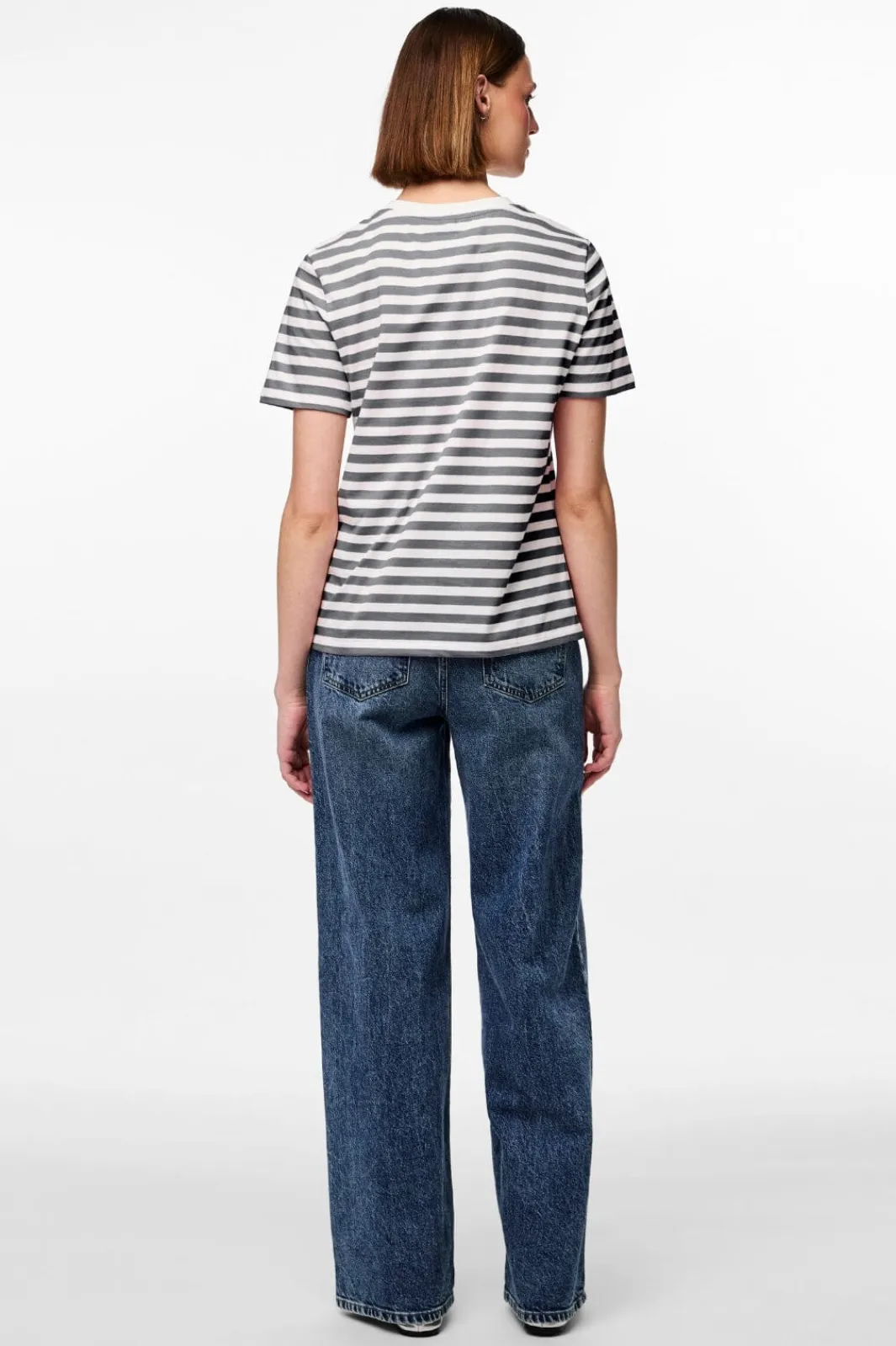 Discount Pcria Ss Tee Stripes T-Shirts & Toppe