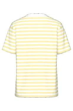 Pieces T-Shirts & Toppe<Pcria Ss Tee Stripes