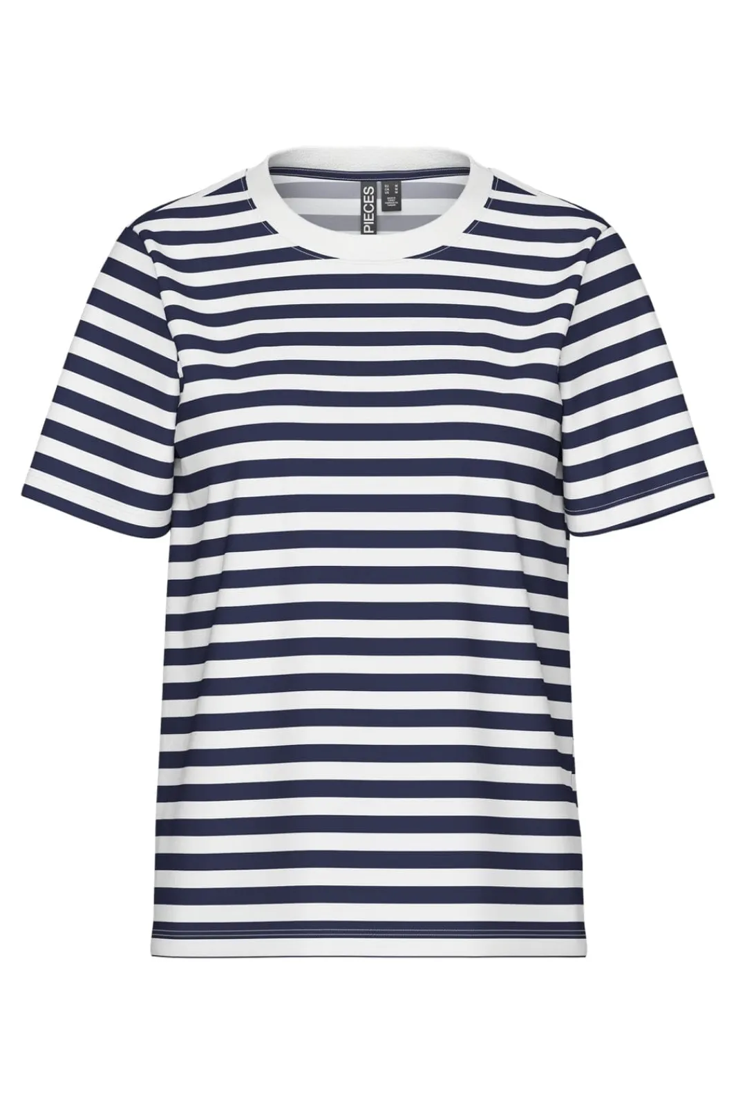 Pieces T-Shirts & Toppe<Pcria Ss Tee Stripes