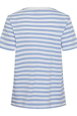Hot Pcria Ss Tee Stripes T-Shirts & Toppe