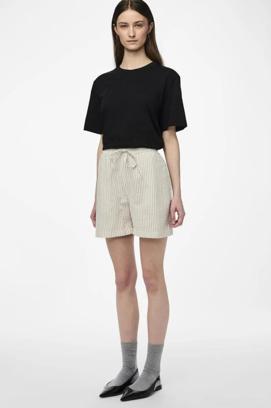 Pieces Sæt 🛍️|Shorts<Pcsally Loose String Shorts