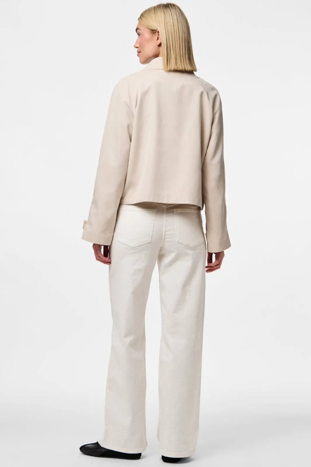 Online Pcscarlett Ls Short Trenchcoat Overtøj & Jakker