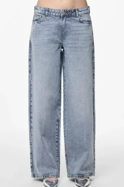Pieces Bukser, Jeans & Leggings<Pcselma Lw Wide Jeans Lb