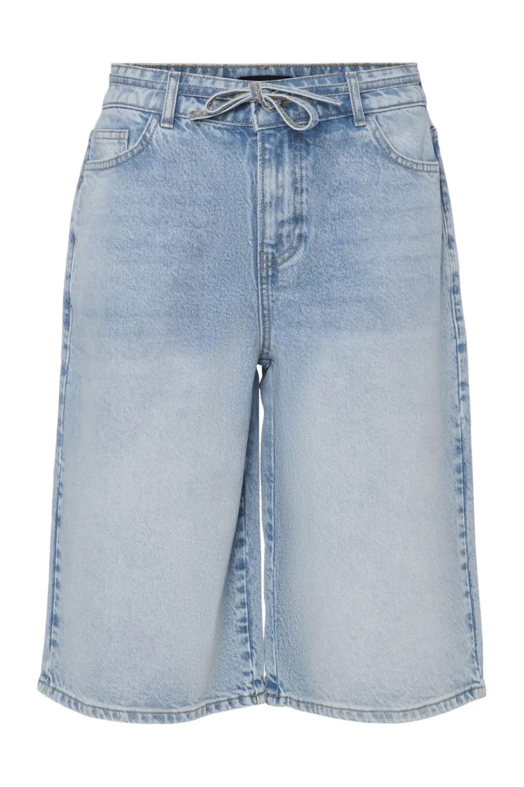 Sale Pcselma Wide Denim Shorts Shorts