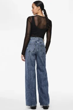 Discount Pcselma Wide Jeans Bukser, Jeans & Leggings