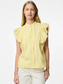 Pieces Bluser & Skjorter|Ammevenligt Tøj<Pcsikka Sl Shirt Mpa