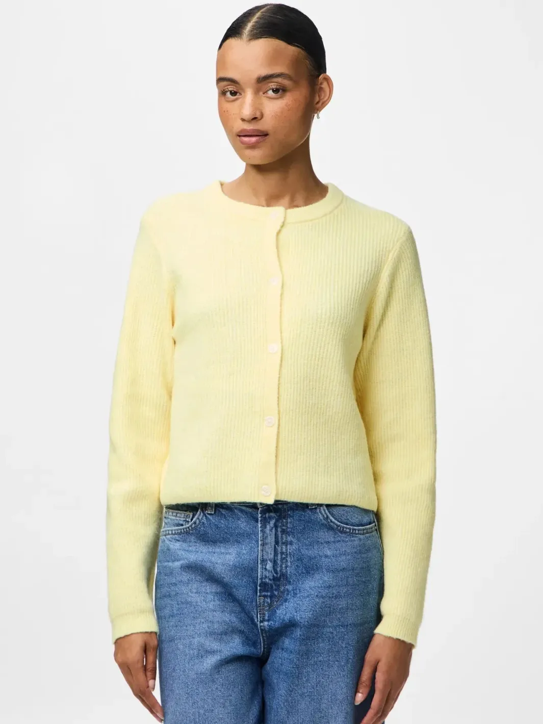 Pieces Cardigans|Ammevenligt Tøj<Pcsilly Ls O-Neck Knit Cardigan