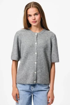 Discount Pcsilly Ss O-Neck Knit Cardigan Cardigans|Ammevenligt Tøj