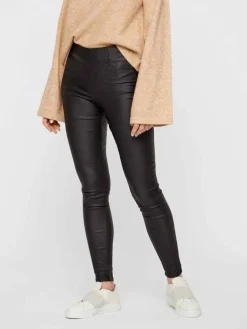 Hot PcSkin Paro HW Coated Leggings Bukser, Jeans & Leggings