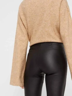 Hot PcSkin Paro HW Coated Leggings Bukser, Jeans & Leggings