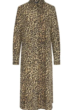 Pcsloe Ls Midi Shirt Dress Kjoler|Ammevenligt Tøj