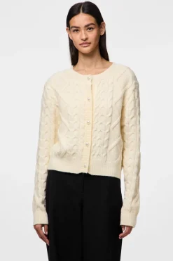 Clearance Pcsofia Ls O-Neck Knit Cardigan Cardigans|Ammevenligt Tøj