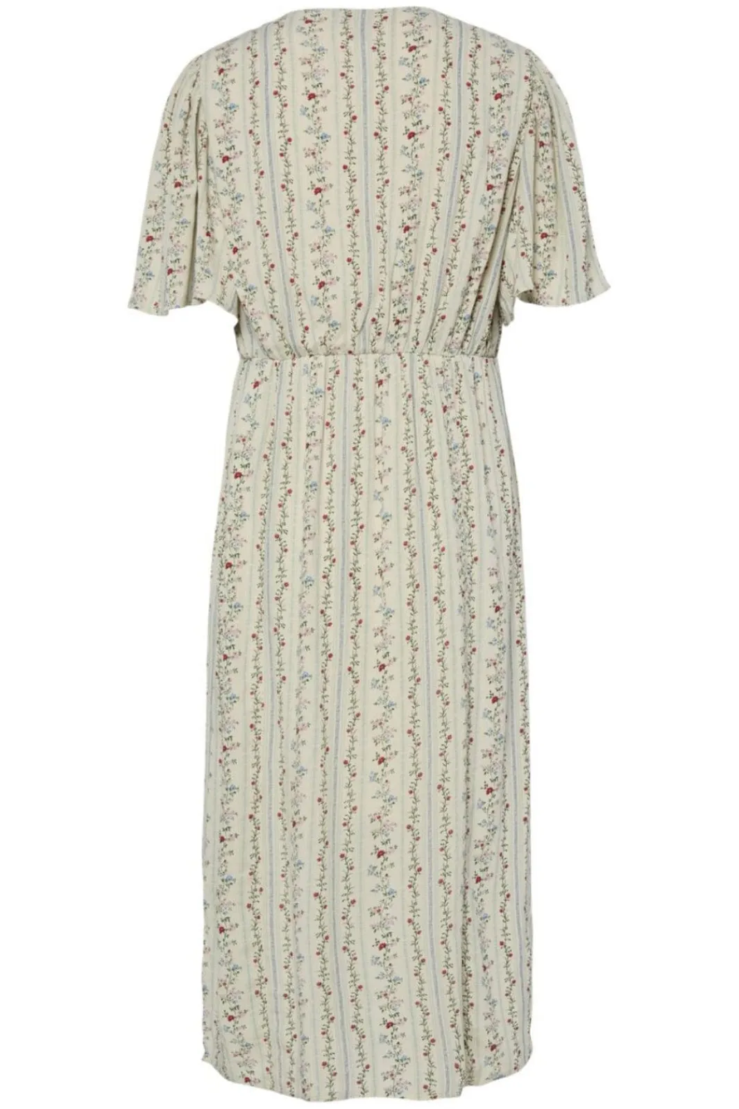 Online Pctaitlyn Ss V-Neck Midi Dress Kjoler