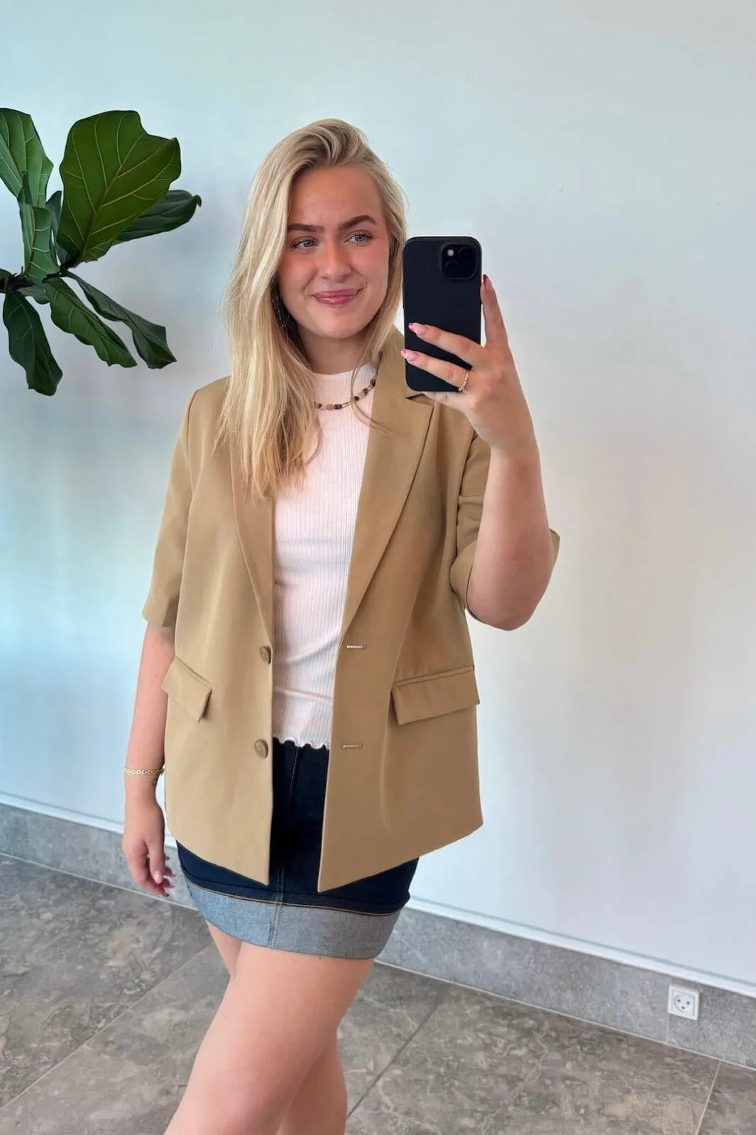 Discount Pctempre Ss Blazer Sæt 🛍️|Jakkesæt