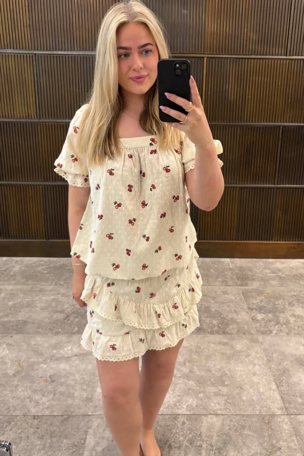 Hot Pcthea 3/4 Square Neck Top Pp Sæt 🛍️|T-Shirts & Toppe