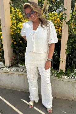 Pieces Sæt 🛍️|Bukser, Jeans & Leggings<Pctyla Wide Pants Pp