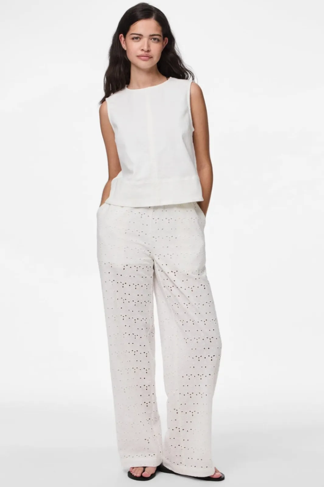 Pieces Sæt 🛍️|Bukser, Jeans & Leggings<Pctyla Wide Pants Pp