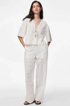 Pieces Sæt 🛍️|Bukser, Jeans & Leggings<Pctyla Wide Pants Pp
