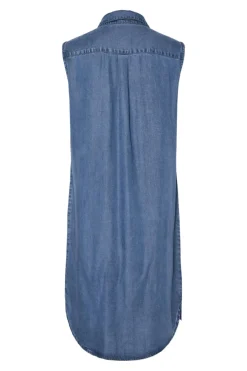 Pcvilje Sl Denim Dress Kjoler