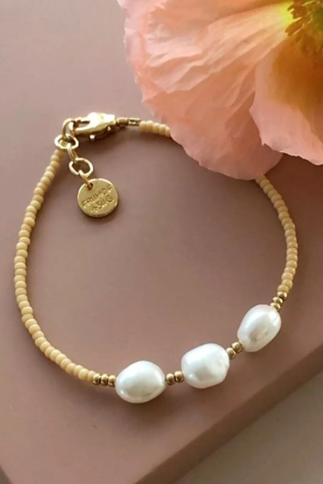 Friihof+Siig Armbånd<Pearl Armbånd