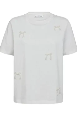 Outlet Pearl Bow Tee HL10027 T-Shirts & Toppe