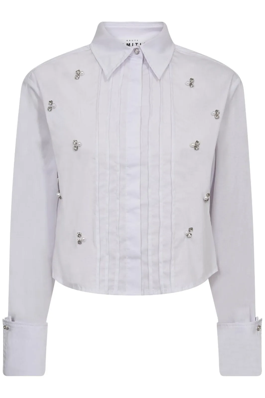 Pearl Crop Shirt HL10334 Bluser & Skjorter|Ammevenligt Tøj