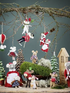 Online Peo Ornament, Rød, Uld 82061883 Dekoration Til Hjemmet