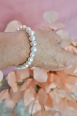 Sale Perlearmbånd m. Forgyldt Perle Armbånd