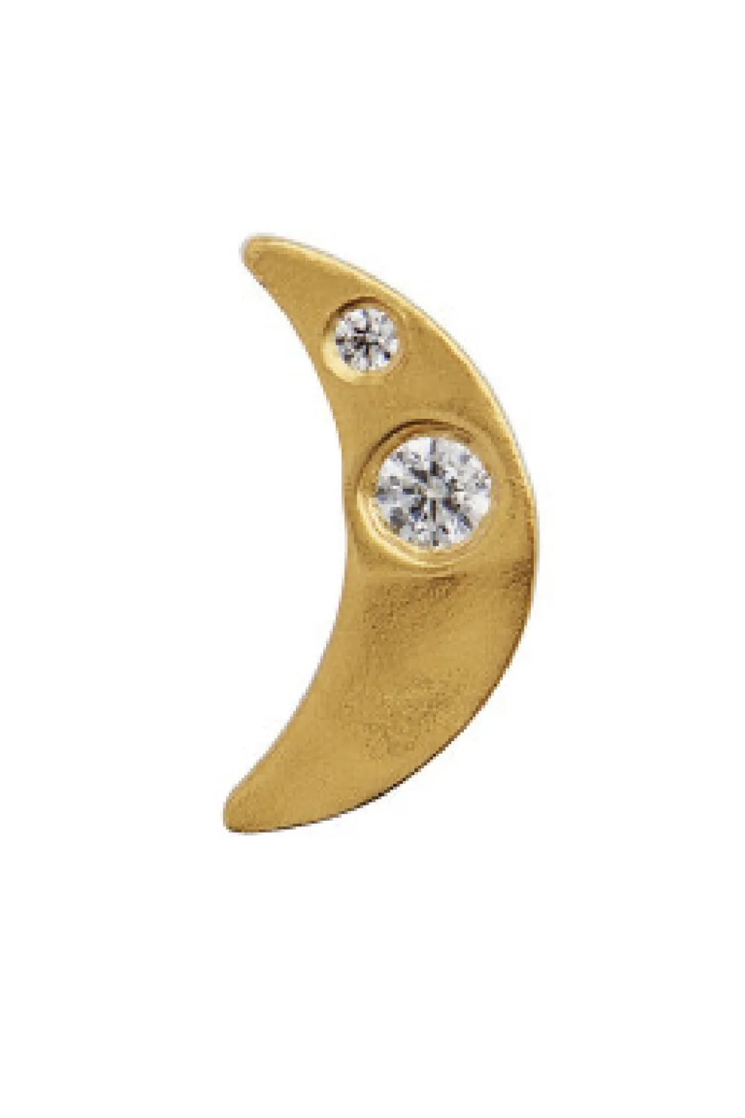 Stine A Øreringe<Petit Bella Moon Earring Goldenen