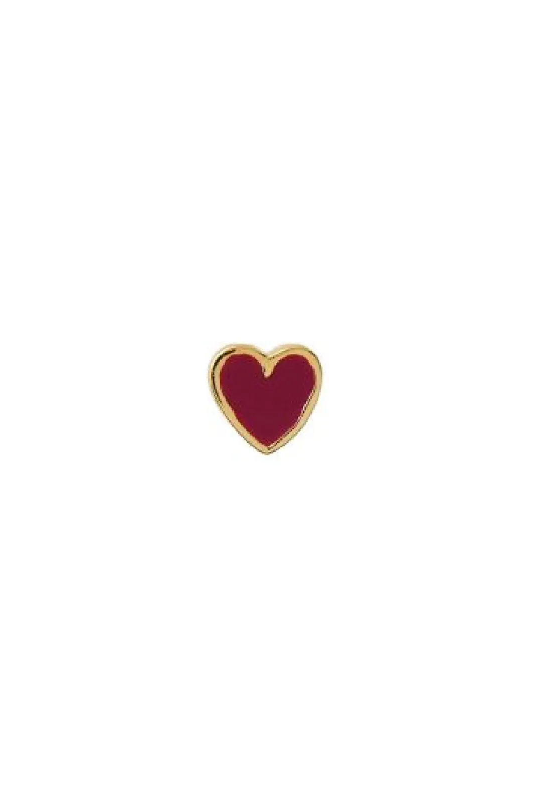Petit Love Heart Earring Golden Øreringe