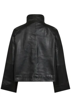 Clearance Phoebecc Leather Box Jacket 30260 Overtøj & Jakker
