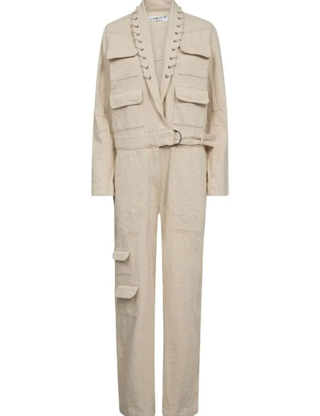 Haute L'Amitié Jumpsuits<Pielle Structure Boiler Suit HL10483