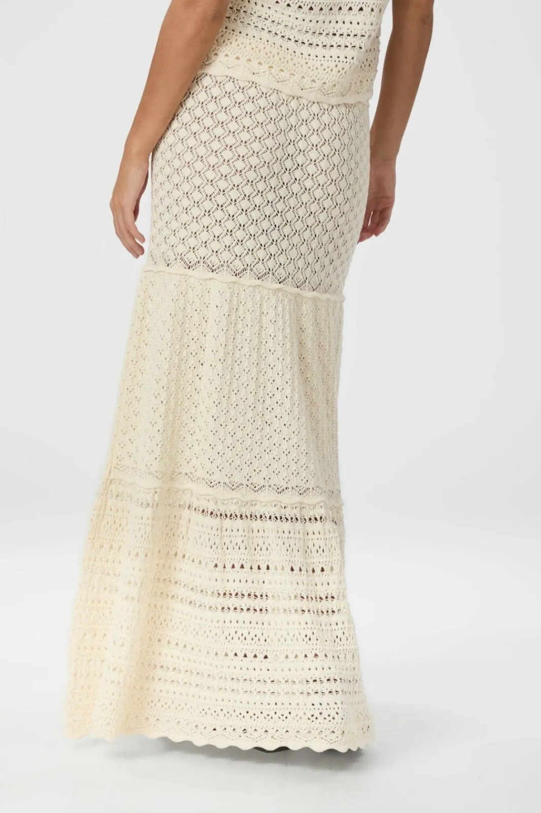 Hot Pillina Crochet Knit Skirt 165220 Nederdele