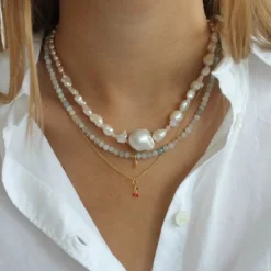 Plain Pendant Chain Short Goldenen Halskæder