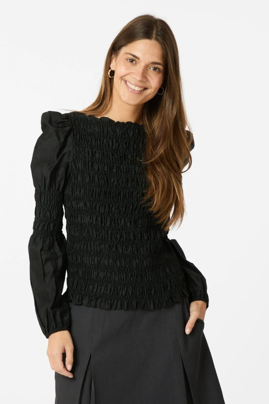 Clearance Polka Smock Shirt 164663 Bluser & Skjorter