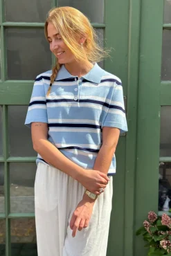 A-View Bluser & Skjorter<Polo Stripe Knit Blouse AV5060