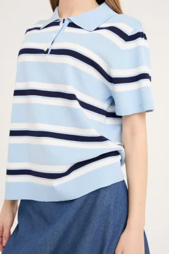 A-View Bluser & Skjorter<Polo Stripe Knit Blouse AV5060