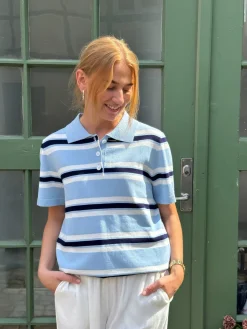 A-View Bluser & Skjorter<Polo Stripe Knit Blouse AV5060