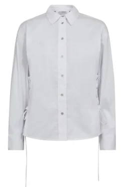 New Poppycc Eyelet Tie Shirt 35180 Bluser & Skjorter|Ammevenligt Tøj