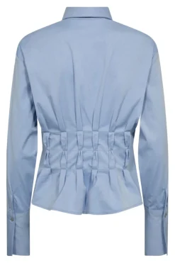 Best Poppycc Pleat Waist Shirt 35174 Bluser & Skjorter