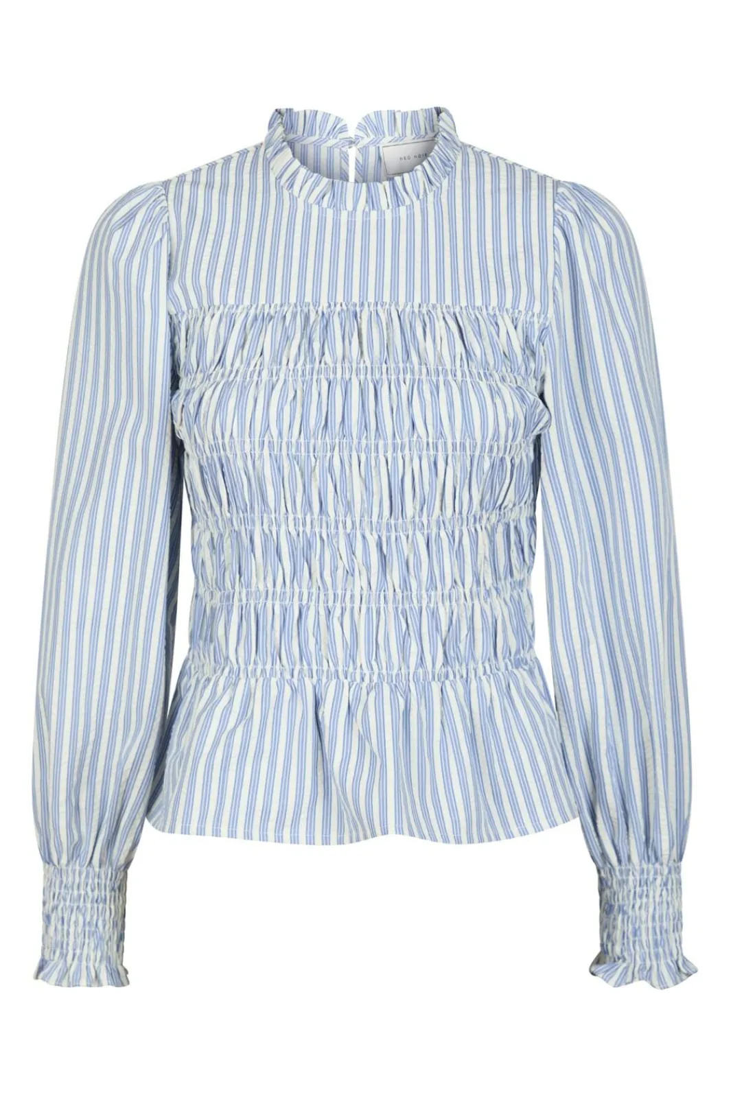 Neo Noir Bluser & Skjorter<Possa Stripe Smock Blouse 164667