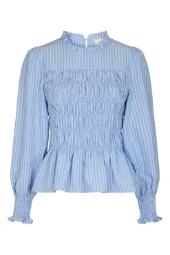 Sale Possa Twist Stripe Blouse 166412 Bluser & Skjorter