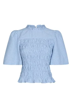 Clearance Possini Check Smock Blouse 164800 Bluser & Skjorter