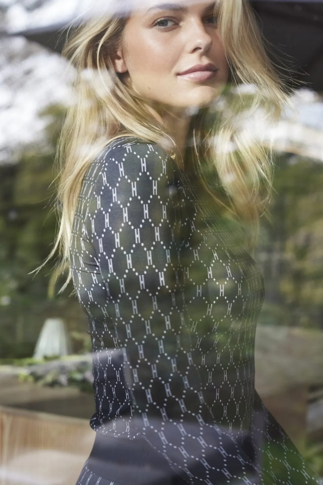 Hot Printed Blouse 200-14 Bluser & Skjorter