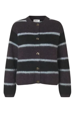 Hot Rafaelmd Stripe Cardigan 58781 Cardigans|Ammevenligt Tøj
