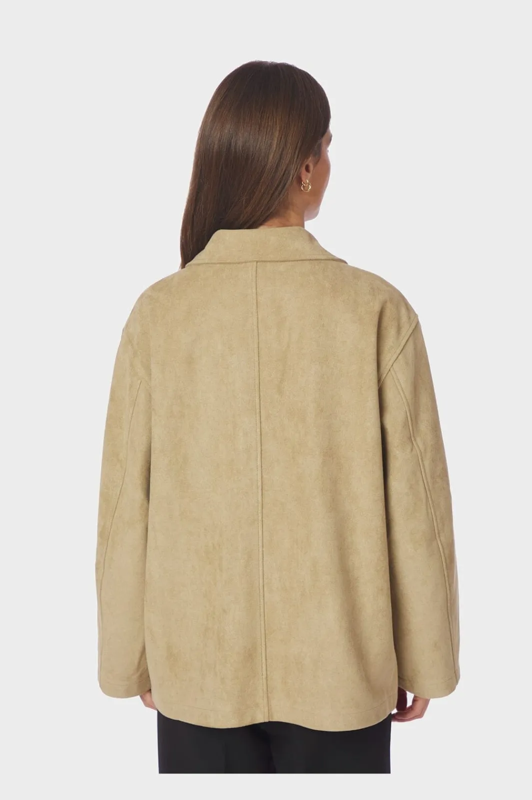 Sale Ravina Faux Suede Jacket 167352 Overtøj & Jakker