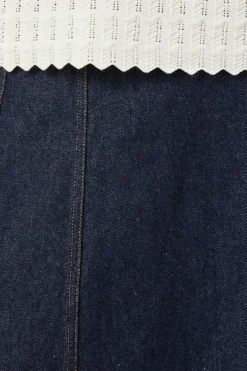 Neo Noir Nederdele<Raya Denim Skirt 164339
