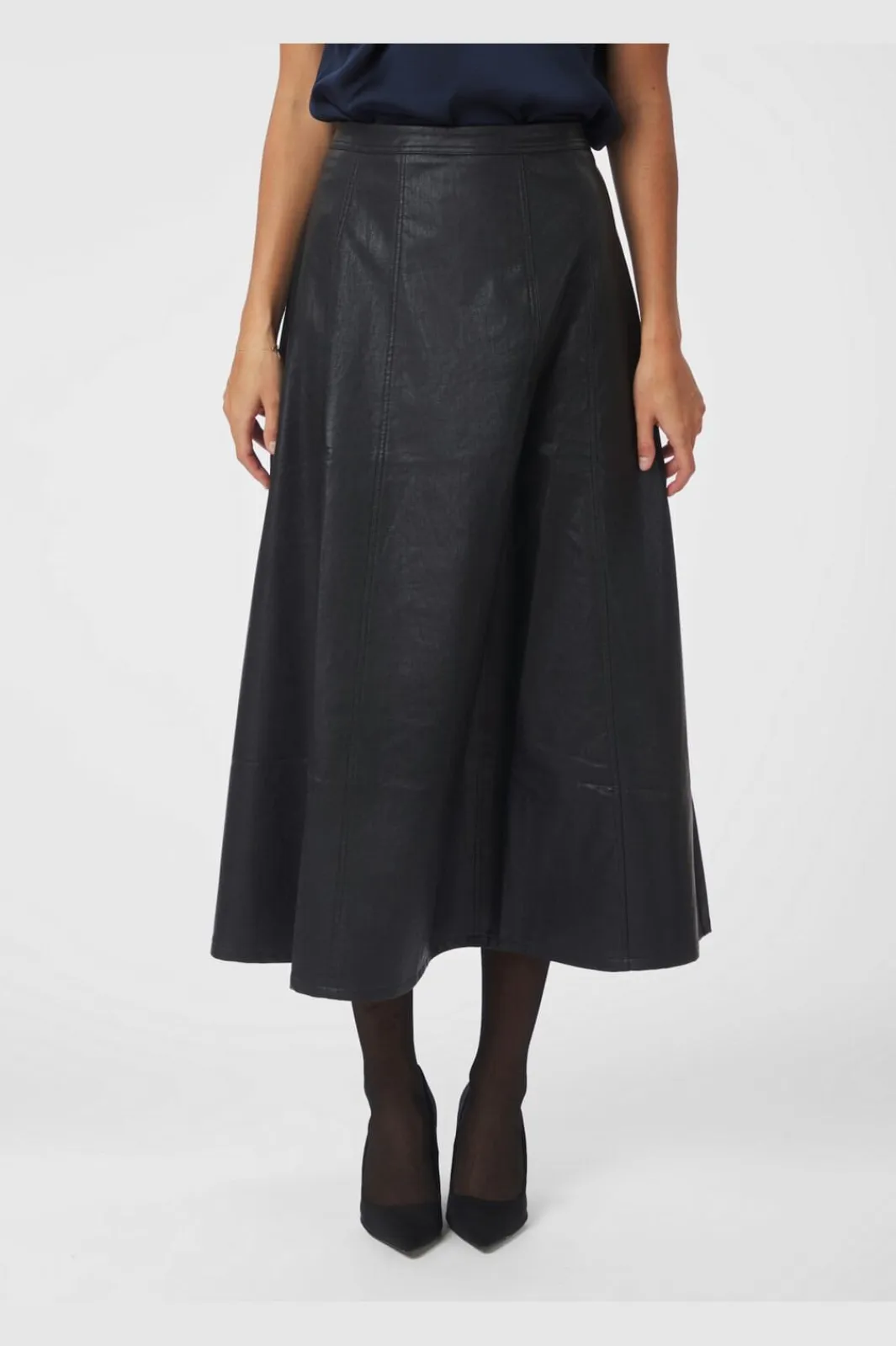 Clearance Raya Faux Leather Skirt 167137 Nederdele