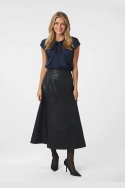 Clearance Raya Faux Leather Skirt 167137 Nederdele