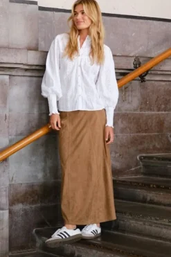 Hot Raya Faux Suede Skirt 166255 Sæt 🛍️|Nederdele